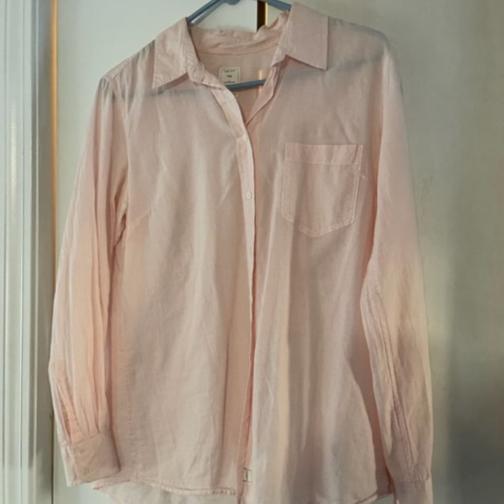 Pink button down blouse - Picture 4 of 4
